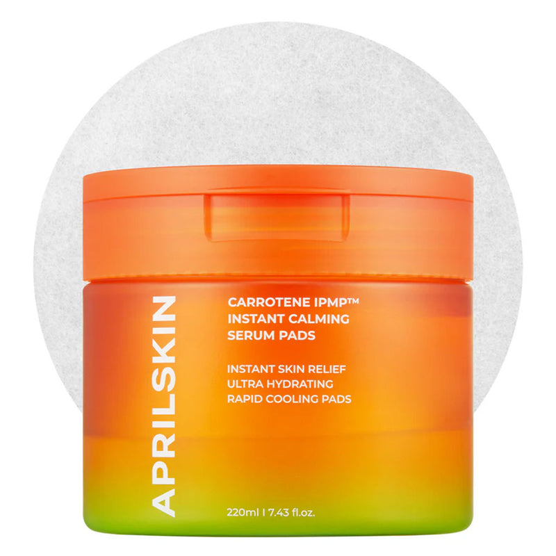 April Skin Carrotene IPMP Instant Calming Serum Pads Nudie Glow Australia