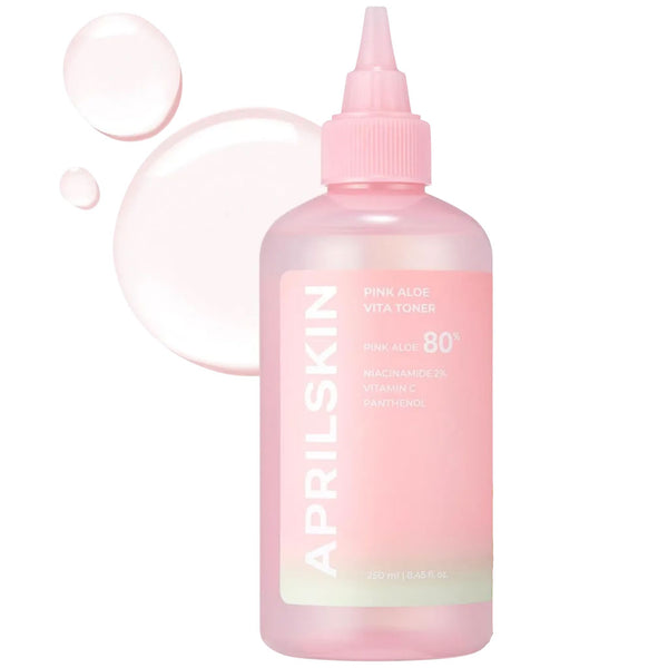 April Skin Pink Aloe Vita Toner Nudie Glow Australia