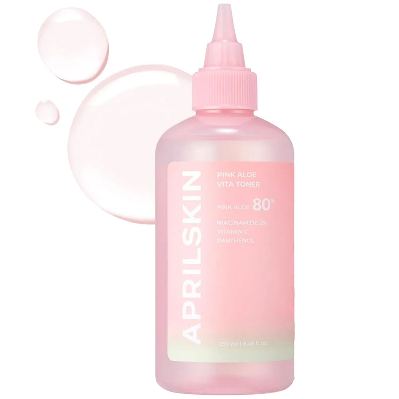 April Skin Pink Aloe Vita Toner Nudie Glow Australia