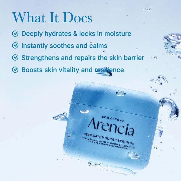 Arencia Deep Water Surge Serum 30 Nudie Glow Australia
