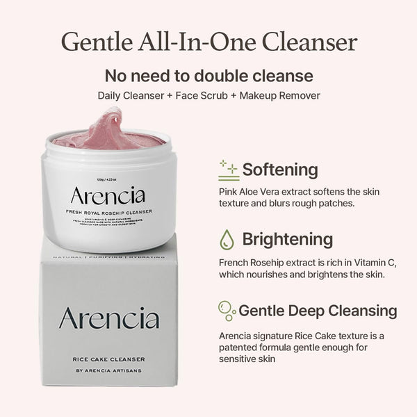 Arencia Fresh Royal Rosehip Cleanser Nudie Glow Australia