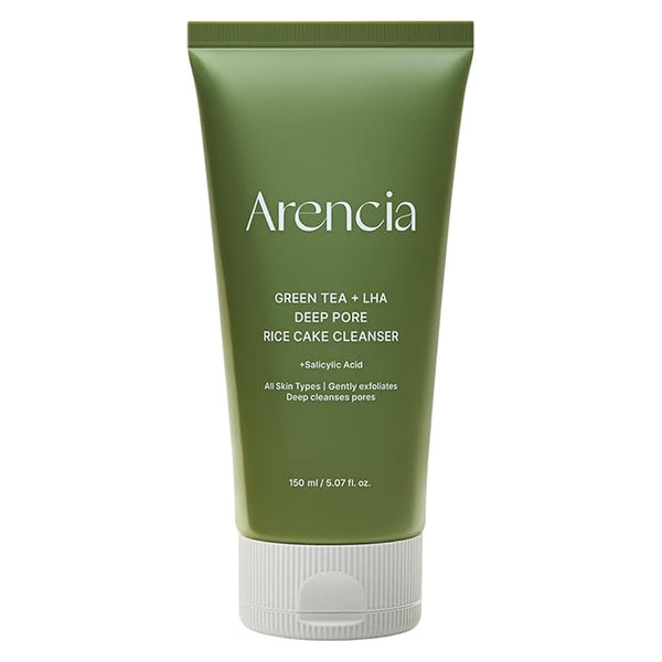 Arencia Green Tea LHA Deep Pore Rice Cake Cleanser Nudie Glow Australia
