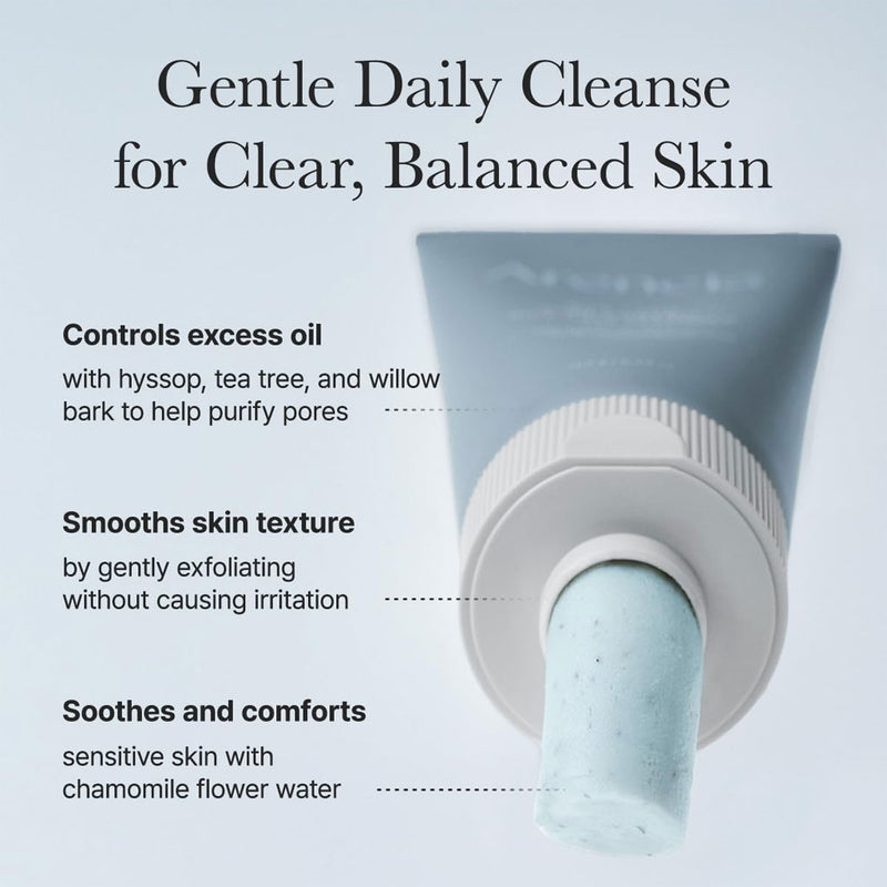 Arencia Hyssop Sebum Control Rice Cake Cleanser Nudie Glow Australia