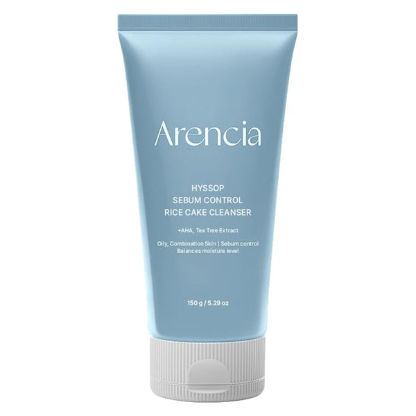 Arencia Hyssop Sebum Control Rice Cake Cleanser Nudie Glow Australia