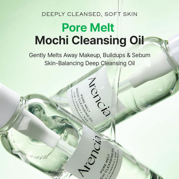 Arencia Pore Melt Mochi Cleansing Oil Nudie Glow Australia