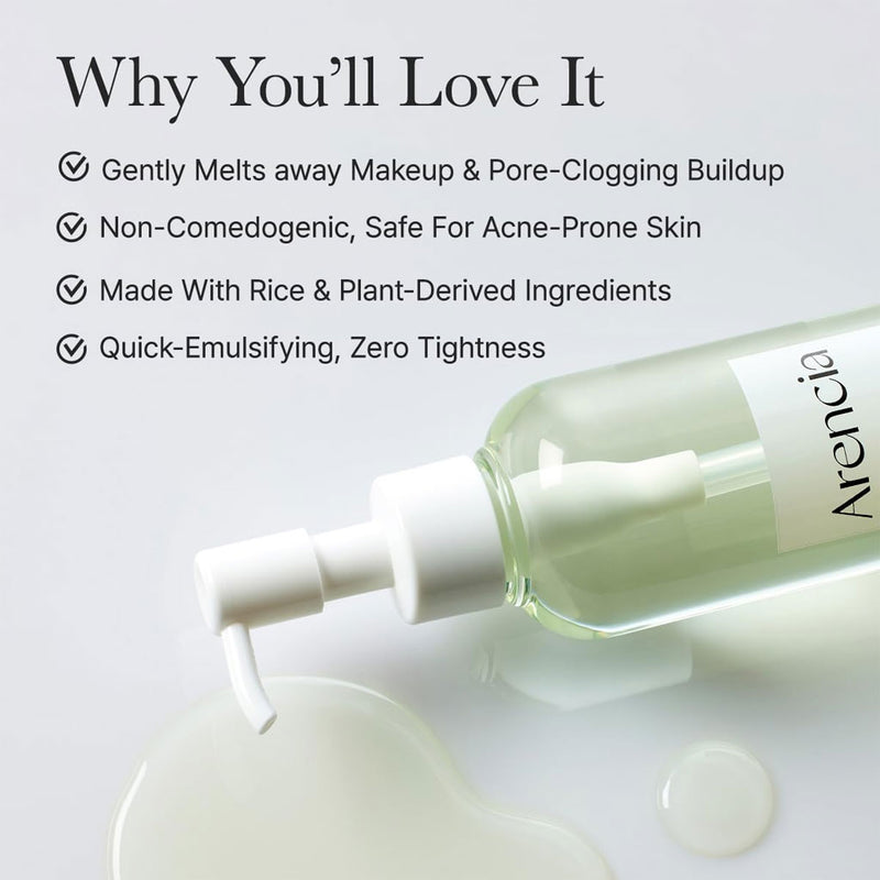 Arencia Pore Melt Mochi Cleansing Oil Nudie Glow Australia
