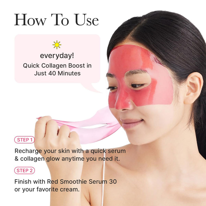 Arencia Red Collagen Jello Mask Nudie Glow Australia