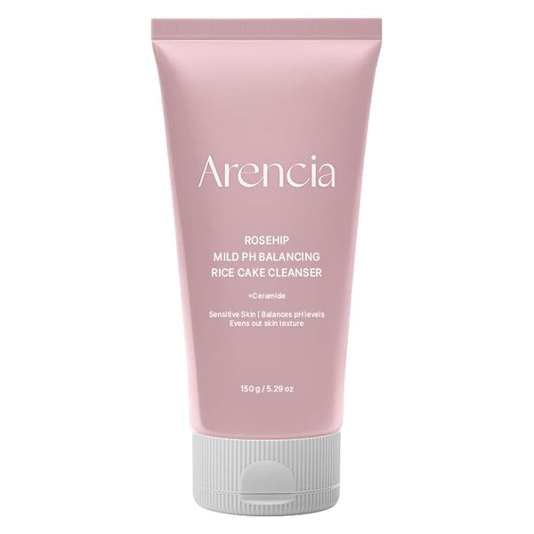 Arencia Rosehip Mild PH Balancing Rice Cake Cleanser Nudie Glow Australia