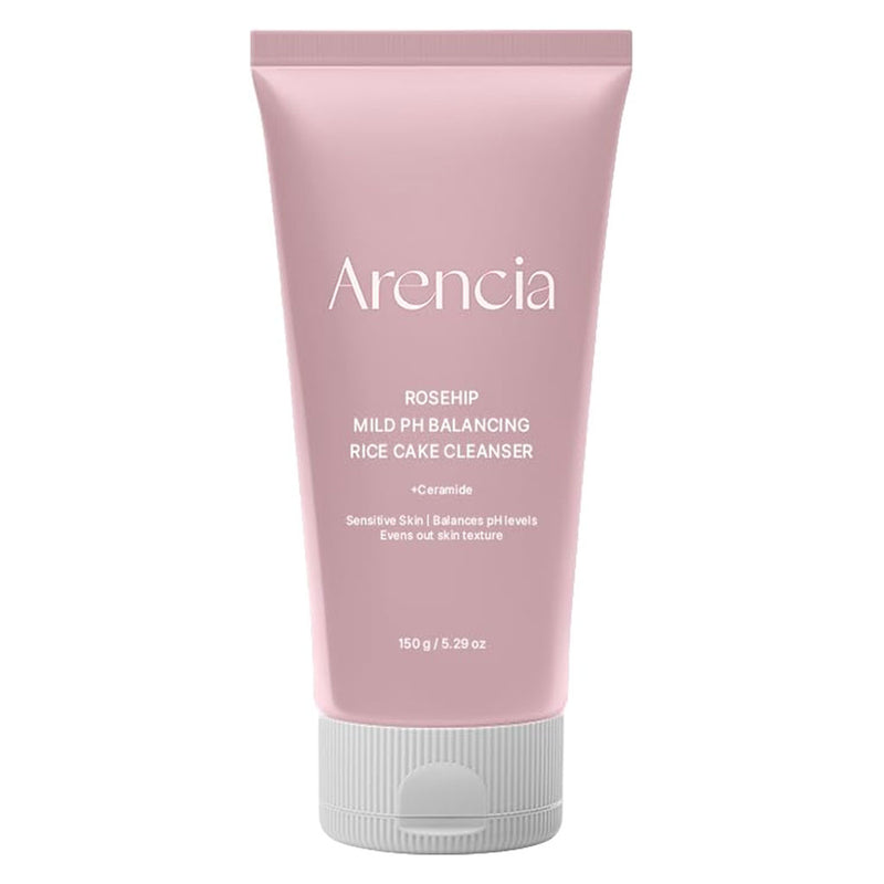 Arencia Rosehip Mild PH Balancing Rice Cake Cleanser Nudie Glow Australia