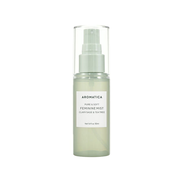 Aromatica Pure & Soft Feminine Mist Clary Sage & Tea Tree Nudie Glow Australia