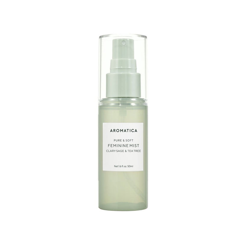 Aromatica Pure & Soft Feminine Mist Clary Sage & Tea Tree Nudie Glow Australia