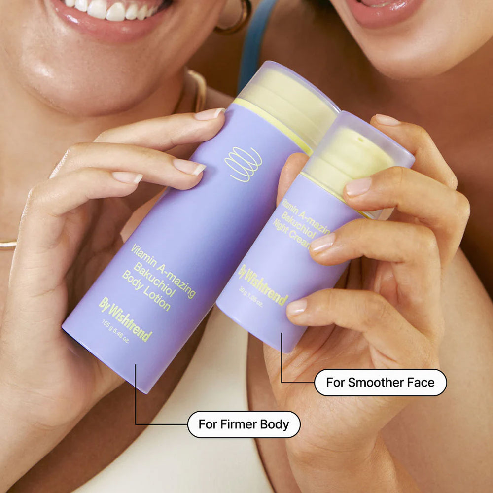 BY WISHTREND Vitamin A-mazing Bakuchiol Body Lotion - Nudie Glow