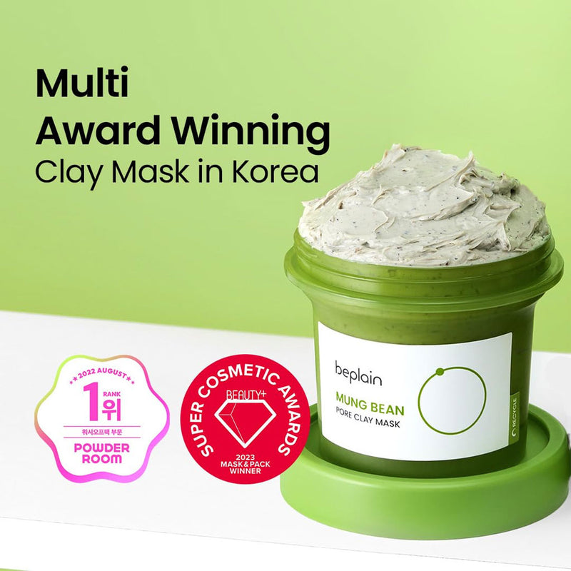 Beplain Mung Bean Pore Clay Mask Nudie Glow Australia