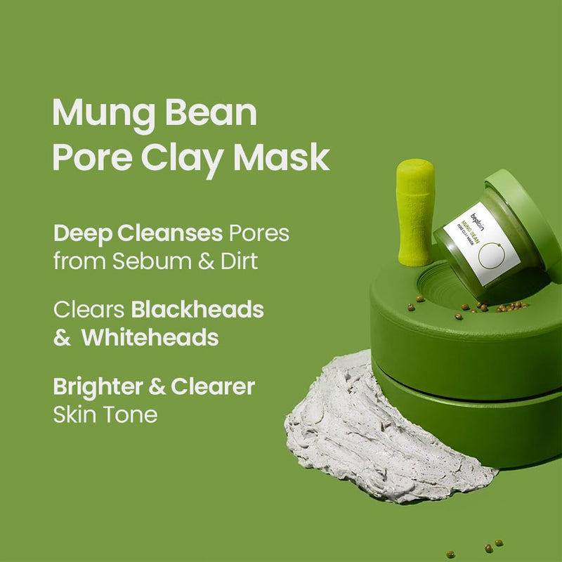 Beplain Mung Bean Pore Clay Mask Nudie Glow Australia