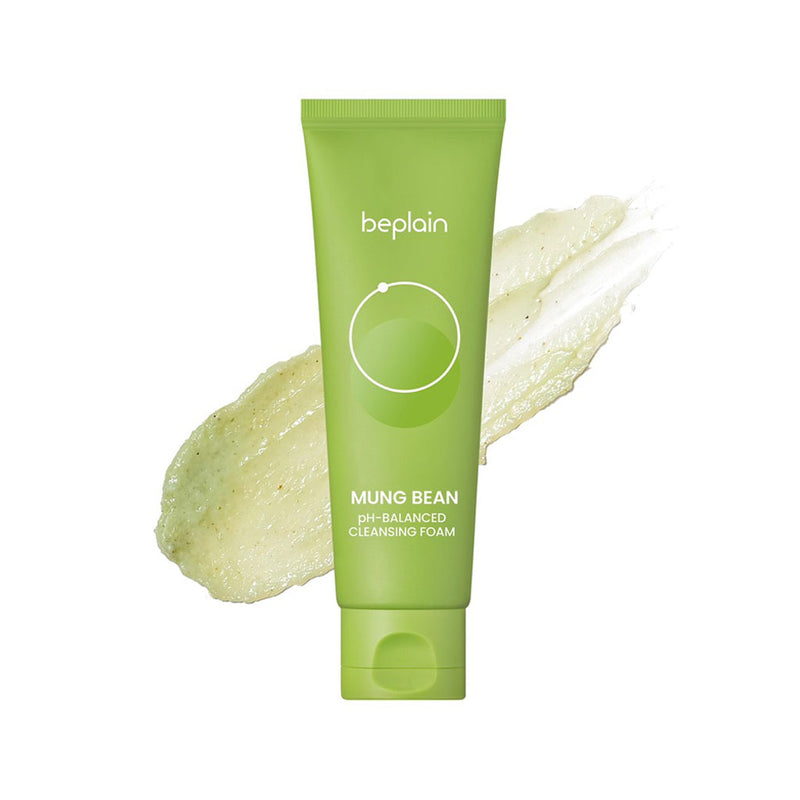 Beplain Mung Bean pH-balanced Cleansing Foam 80ml Nudie Glow Australia