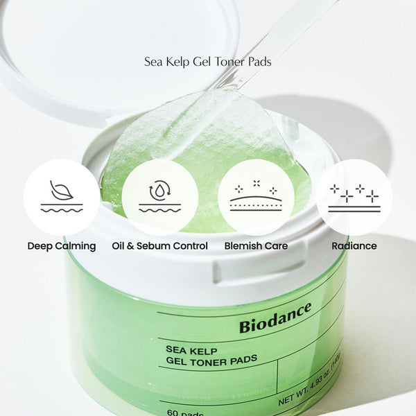 Biodance Sea Kelp Gel Toner Pad Nudie Glow Australia