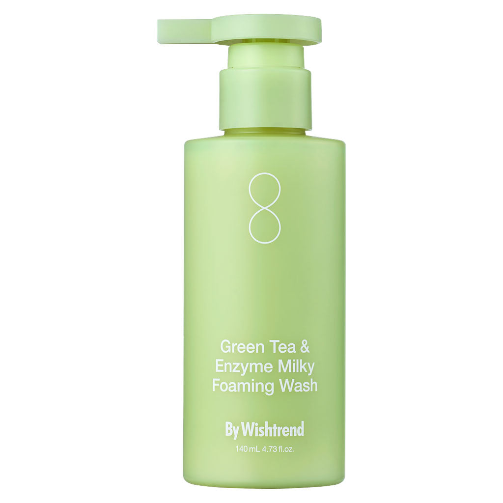 By Wishtrend Green Tea & Enzyme Milky Foaming Wash Nudie Glow