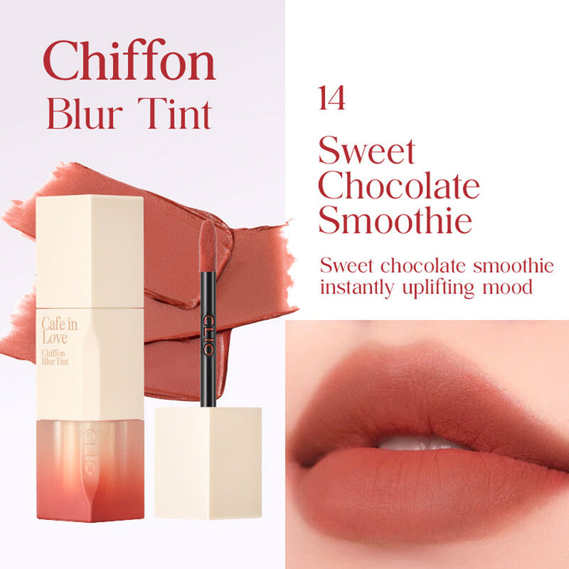 CLIO Chiffon Blur Tint #14 SWEET CHOCOLATE SMOOTHIE Nudie Glow Australia