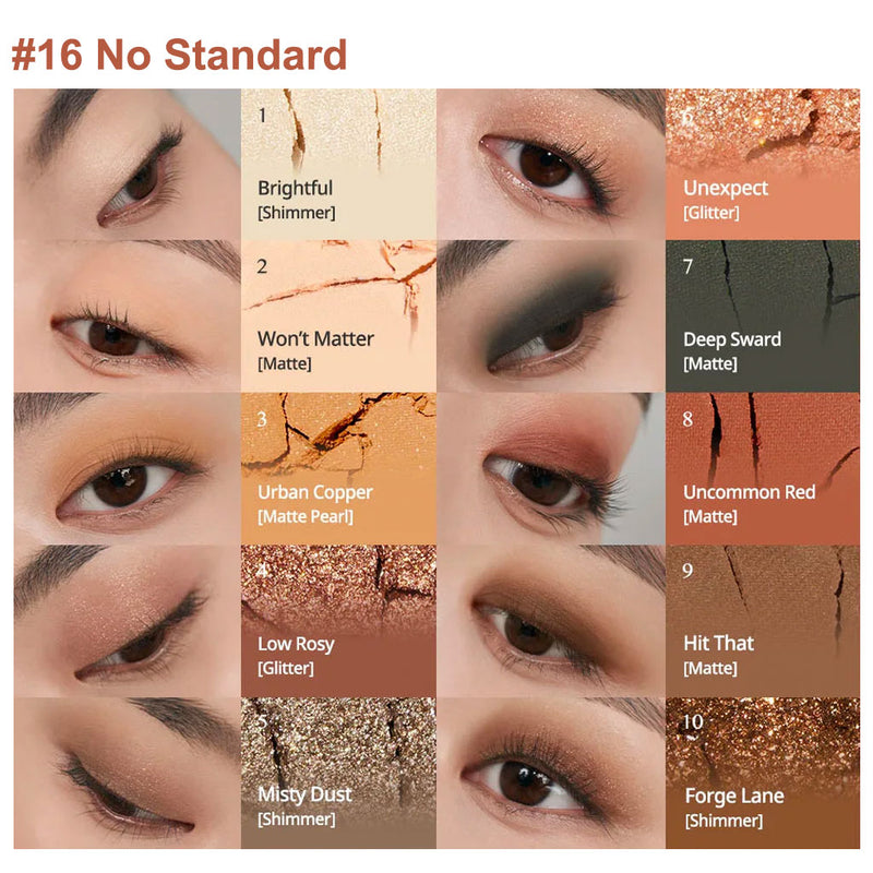 CLIO Pro Eye Palette #16 NO STANDARD Nudie Glow Australia