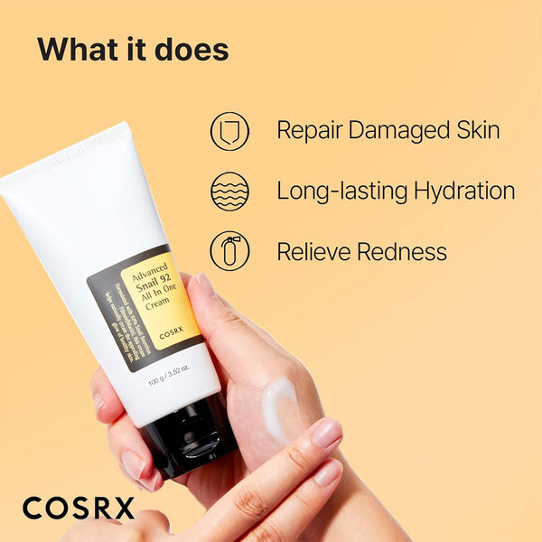 COSRX Advanced Snail 92 All in One Cream (Tube) Nudie Glow Australia