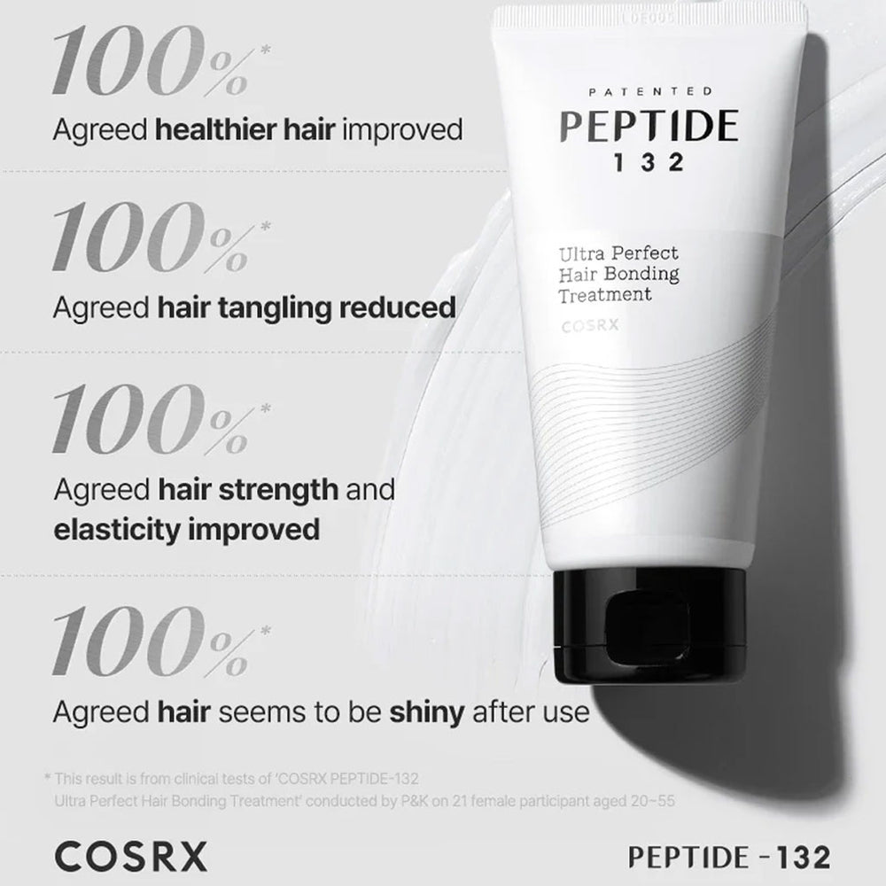 COSRX PEPTIDE-132 Ultra Perfect Hair Bonding Treatment - Nudie Glow