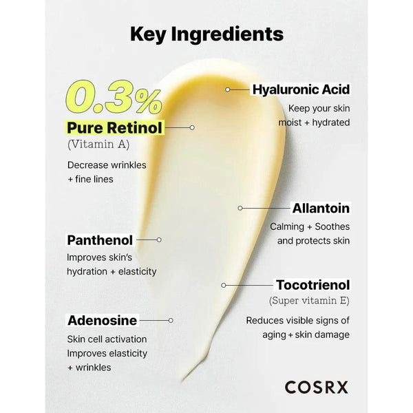 COSRX The Retinol 0.3 Nudie Glow Australia