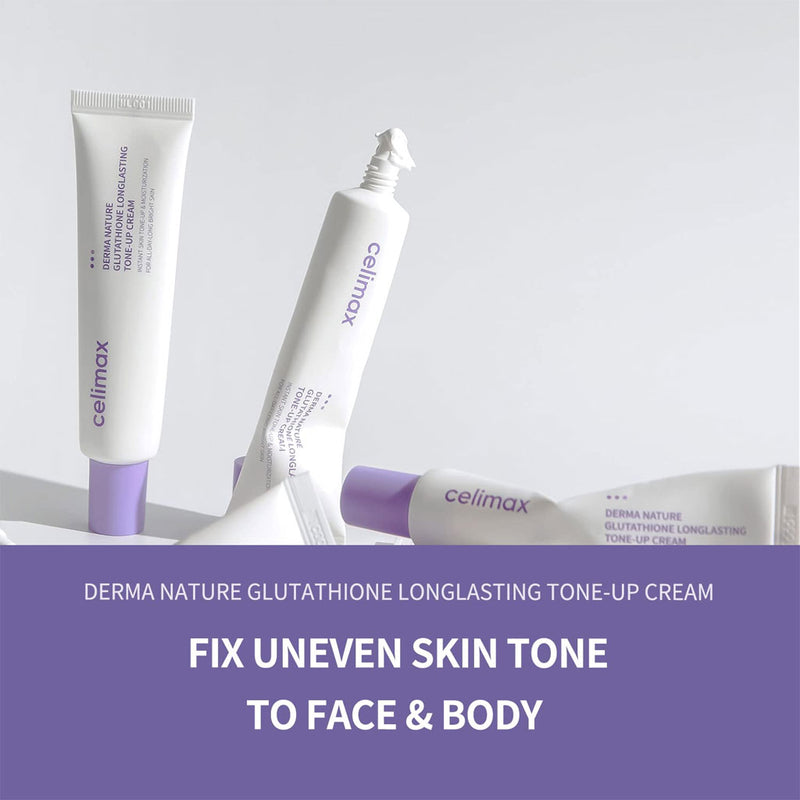 Celimax Derma Nature Glutathione Longlasting Tone-Up Cream Nudie Glow Celimax Derma Nature Glutathione Longlasting Tone-Up Cream Nudie Glow