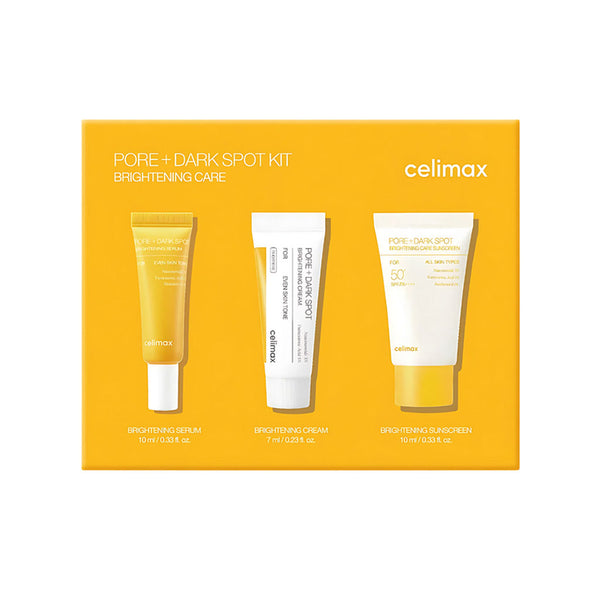 Celimax Pore + Dark Spot Brightening Kit Nudie Glow Australia