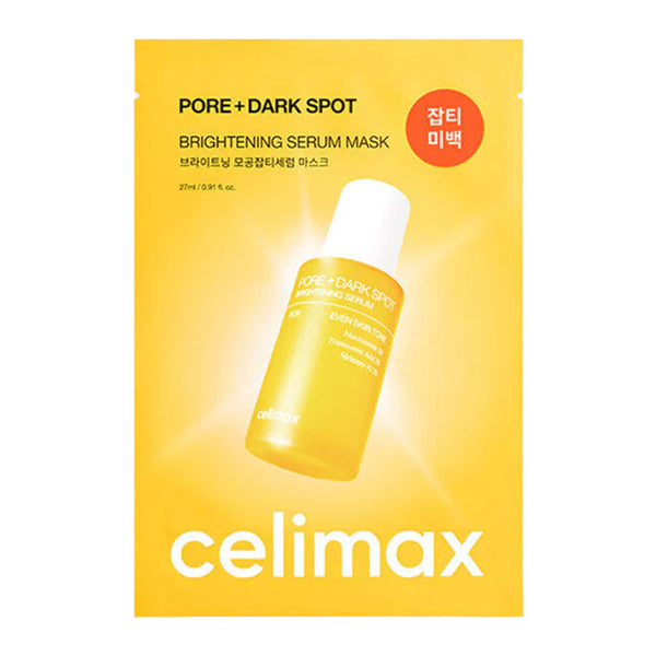 Celimax Pore + Dark Spot Brightening Serum Mask Nudie Glow Australia