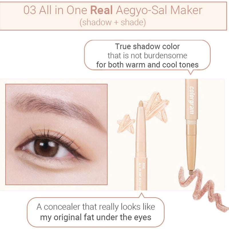 Colorgram All In One Aegyo-Sal Maker 03 REAL Nudie Glow Australia