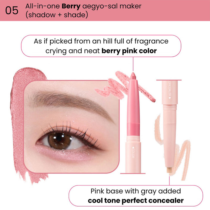 Colorgram All In One Aegyo-Sal Maker 05 BERRY Nudie Glow Australia