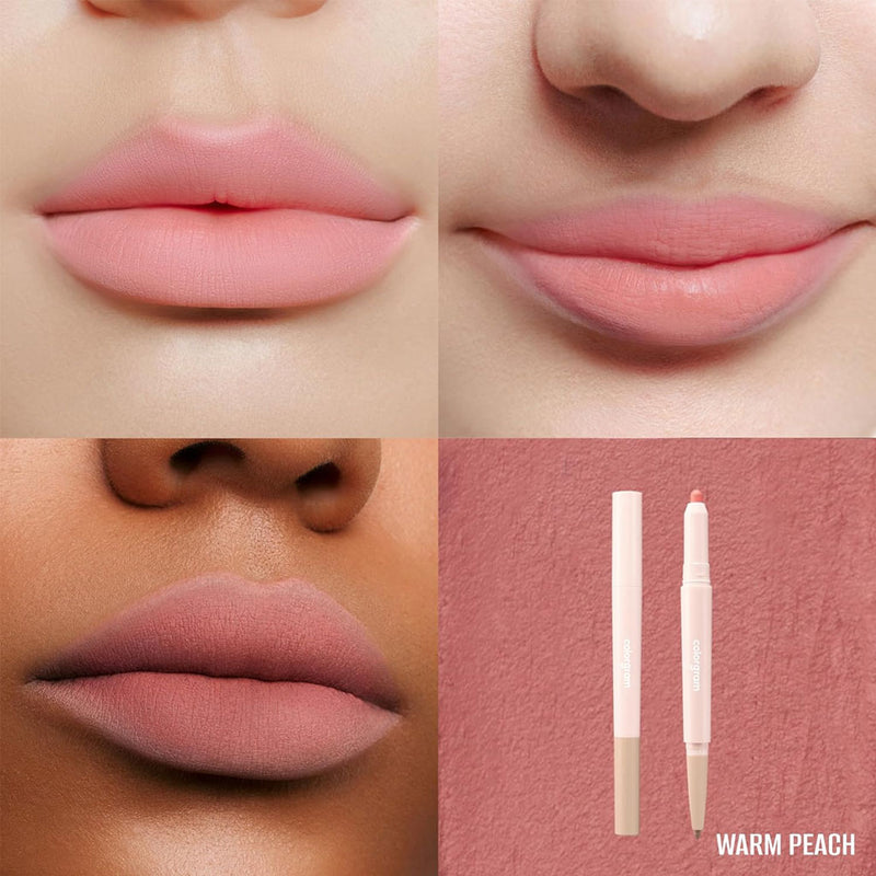 Colorgram All In One Over-Lip Maker #01 WARM PEACH Nudie Glow Australia