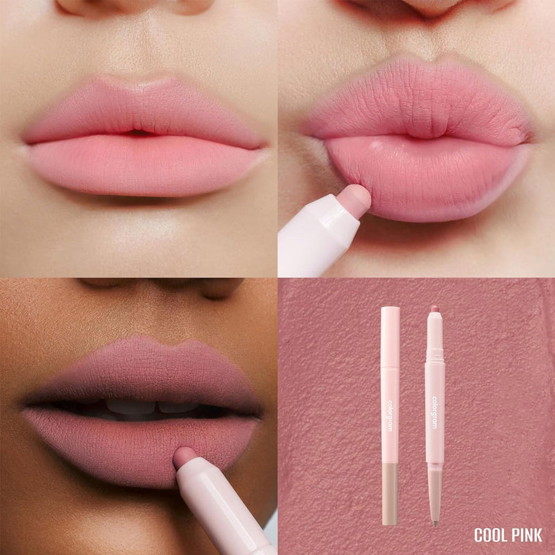 Colorgram All In One Over-Lip Maker #02 COOL PINK Nudie Glow Australia