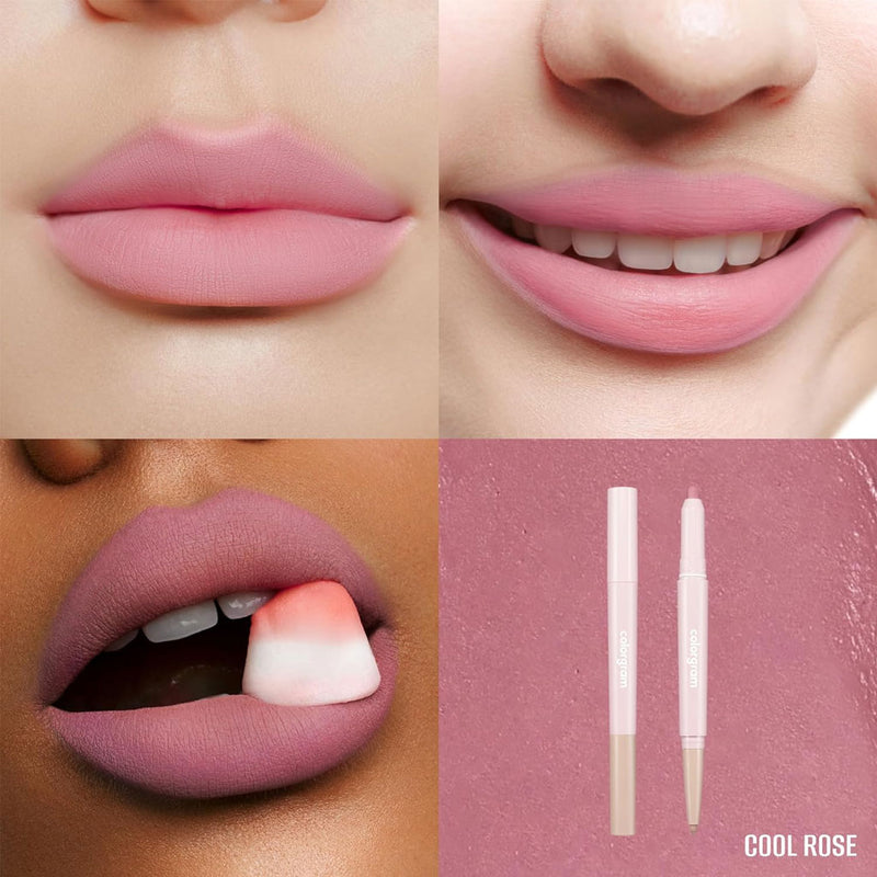Colorgram All In One Over-Lip Maker #05 COOL ROSE Nudie Glow Australia