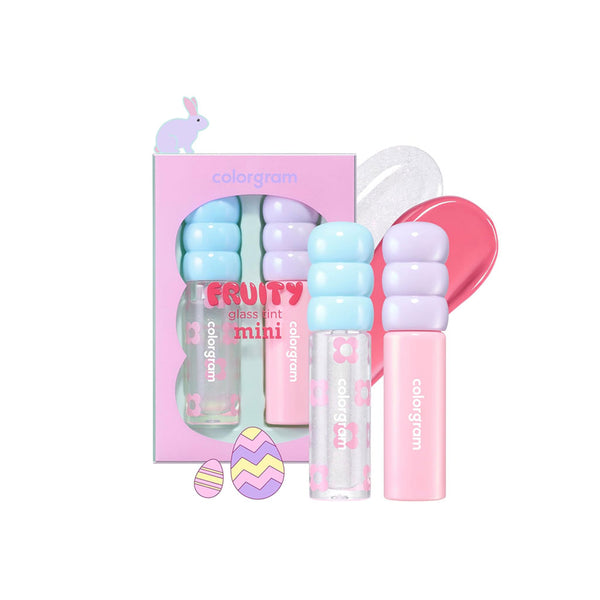 Colorgram Fruity Glass Tint Mini Duo Set 03 COOL BEST SET Nudie Glow Australia