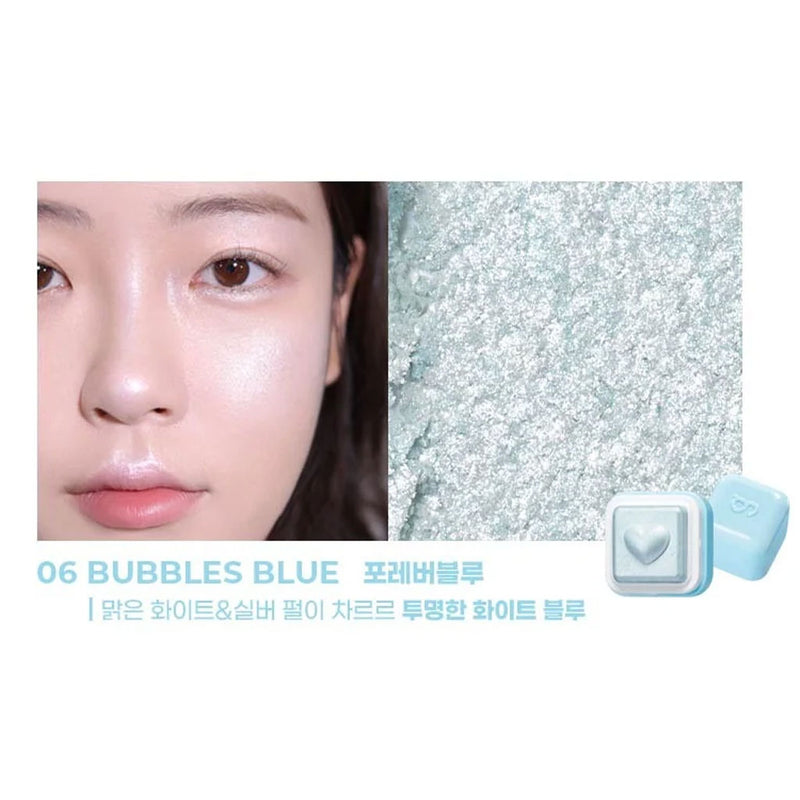 Colorgram Milk Bling Heartlighter 06 BUBBLES BLUE Nudie Glow Australia