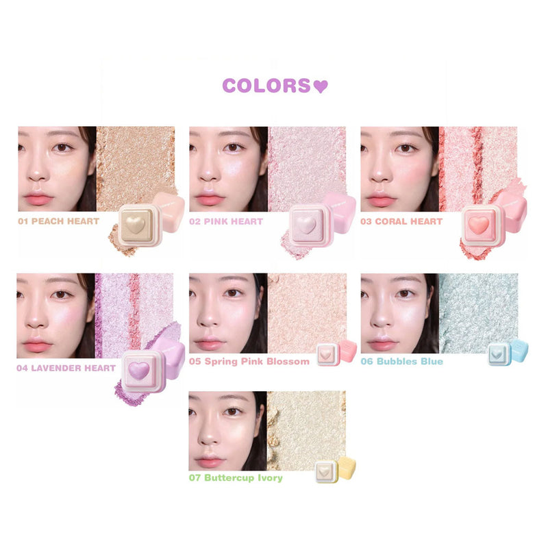 Colorgram Milk Bling Heartlighter Nudie Glow Australia