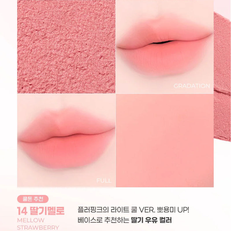 Colorgram Nude Blur Tint 14 MELLOW STRAWBERRY Nudie Glow Australia