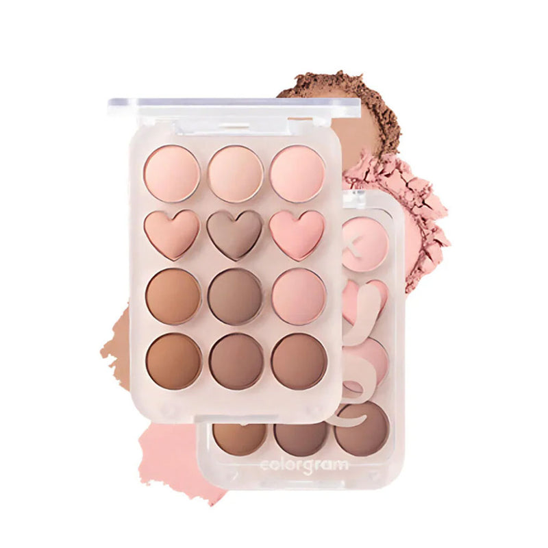 Colorgram Pin Point Eyeshadow Palette 07 NUDE GEEK Nudie Glow Australia