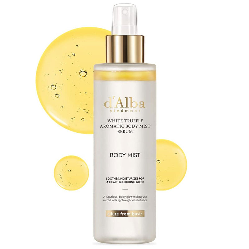D'Alba Piedmont White Truffle Aromatic Body Mist Serum Nudie Glow Australia