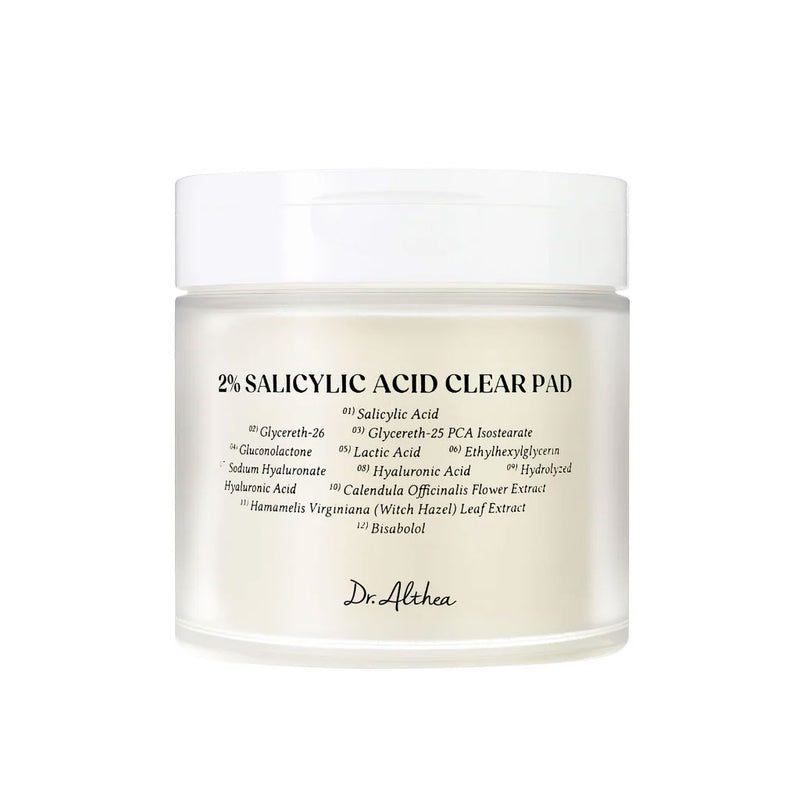 Dr. Althea 2% Salicylic Acid Clear Pad Nudie Glow Australia