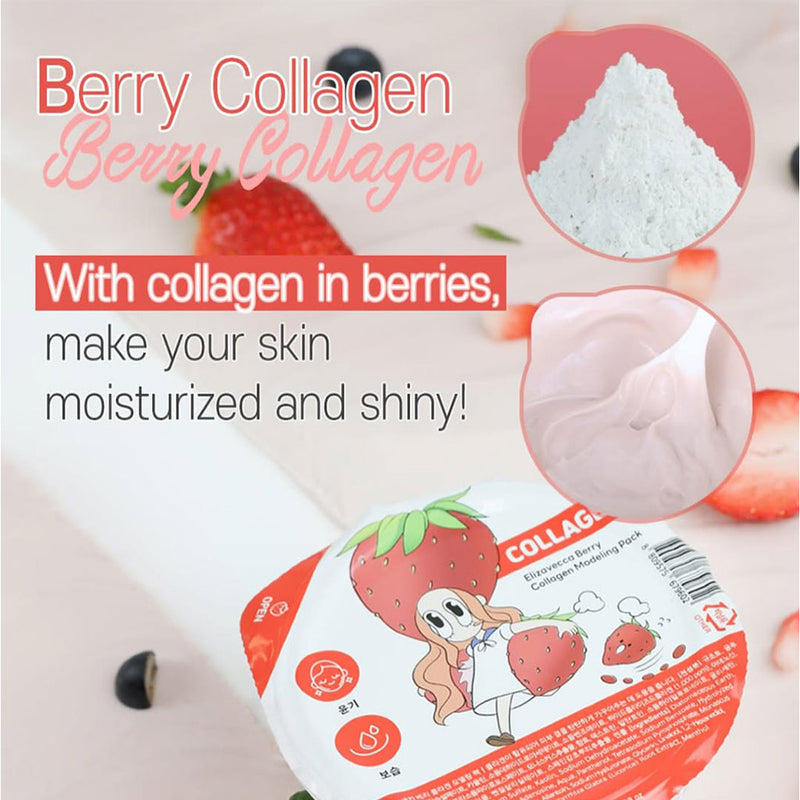 Elizavecca Modeling Pack BERRY COLLAGEN Nudie Glow Australia