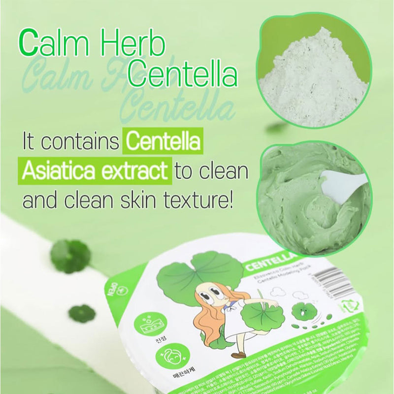 Elizavecca Modeling Pack CALM HERB CENTELLA Nudie Glow Australia