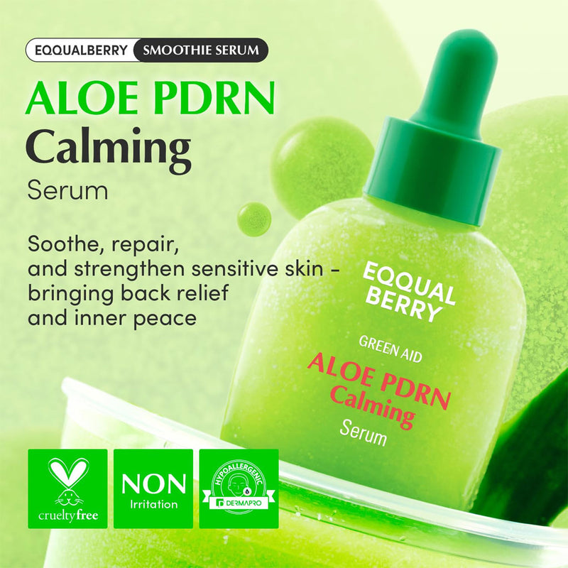 Eqqualberry Aloe PDRN Calming Serum Nudie Glow Australia