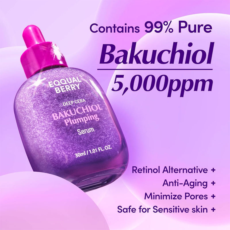 Eqqualberry Bakuchiol Plumping Serum Nudie Glow Australia