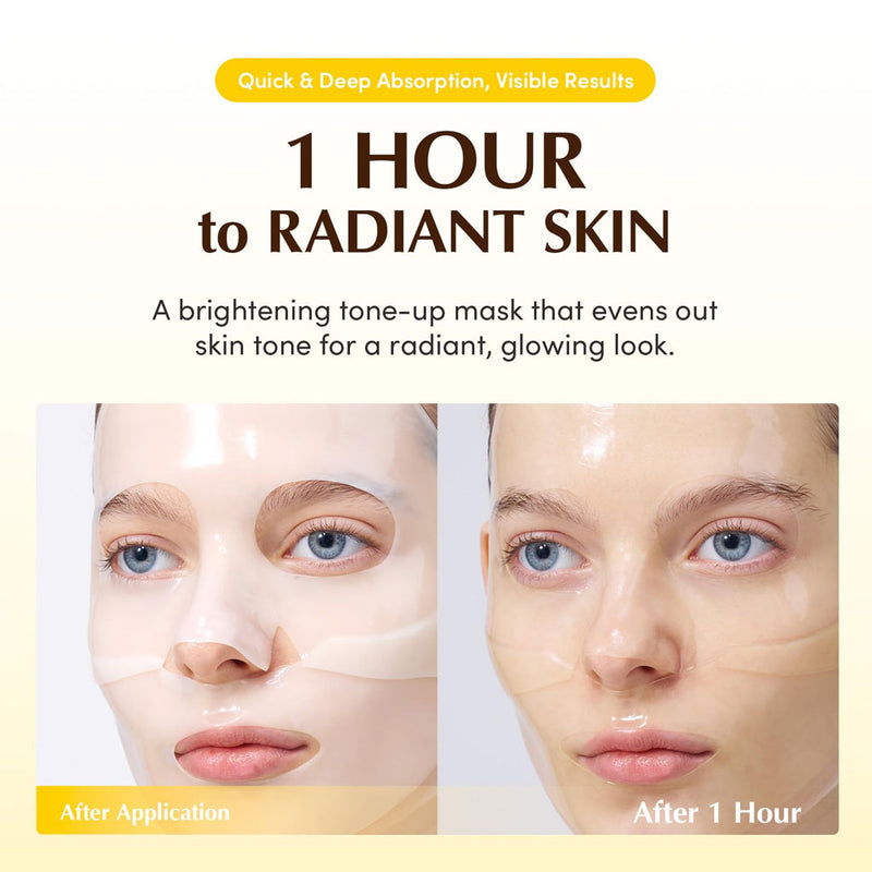 Eqqualberry Collagen Glow Up Hydrogel Mask Nudie Glow Australia