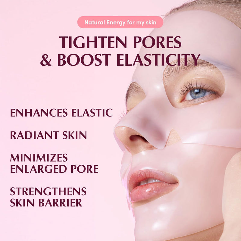 Eqqualberry Collagen Pore Tight Up Hydrogel Mask Nudie Glow Australia