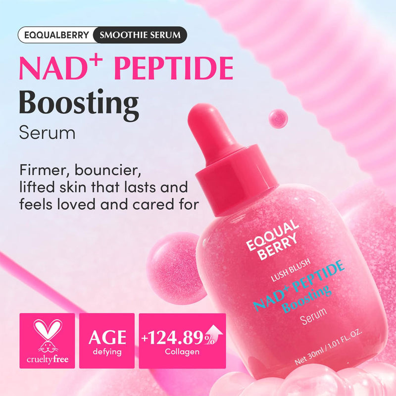 Eqqualberry NAD+ Peptide Boosting Serum Nudie Glow Australia