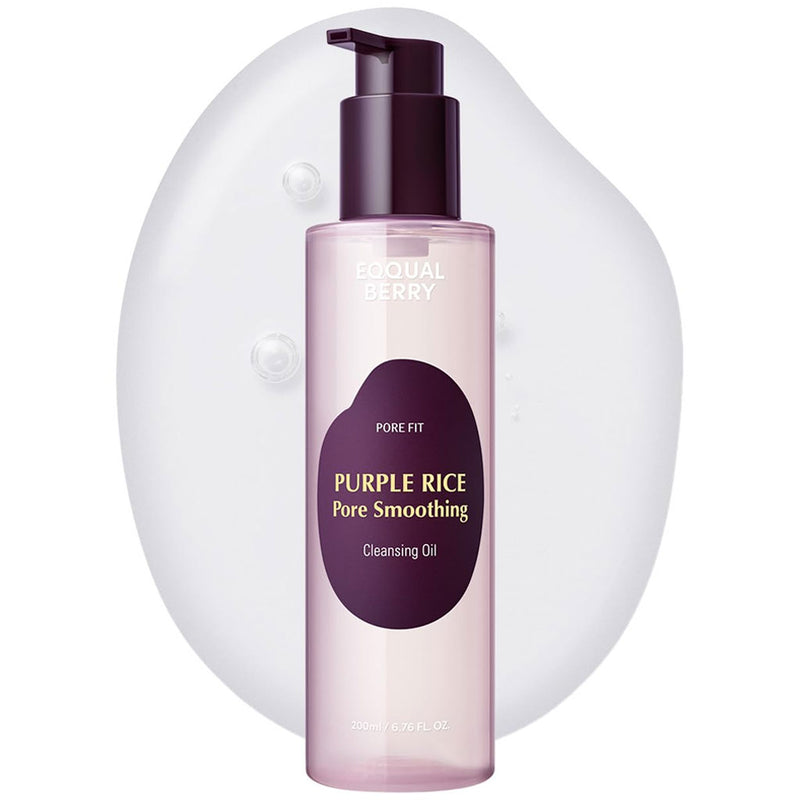 Eqqualberry Purple Rice Pore Smoothing Cleansing Oil Nudie Glow Australia
