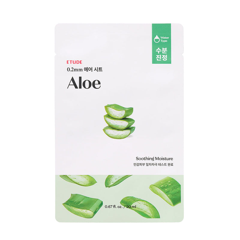 Etude House 0.2mm Therapy Air Mask ALOE Nudie Glow Australia